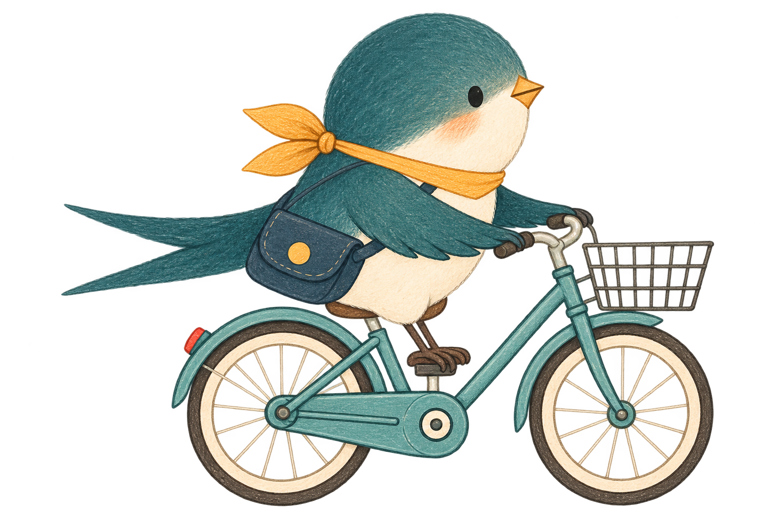 自転車で街へ出かけるけんつば